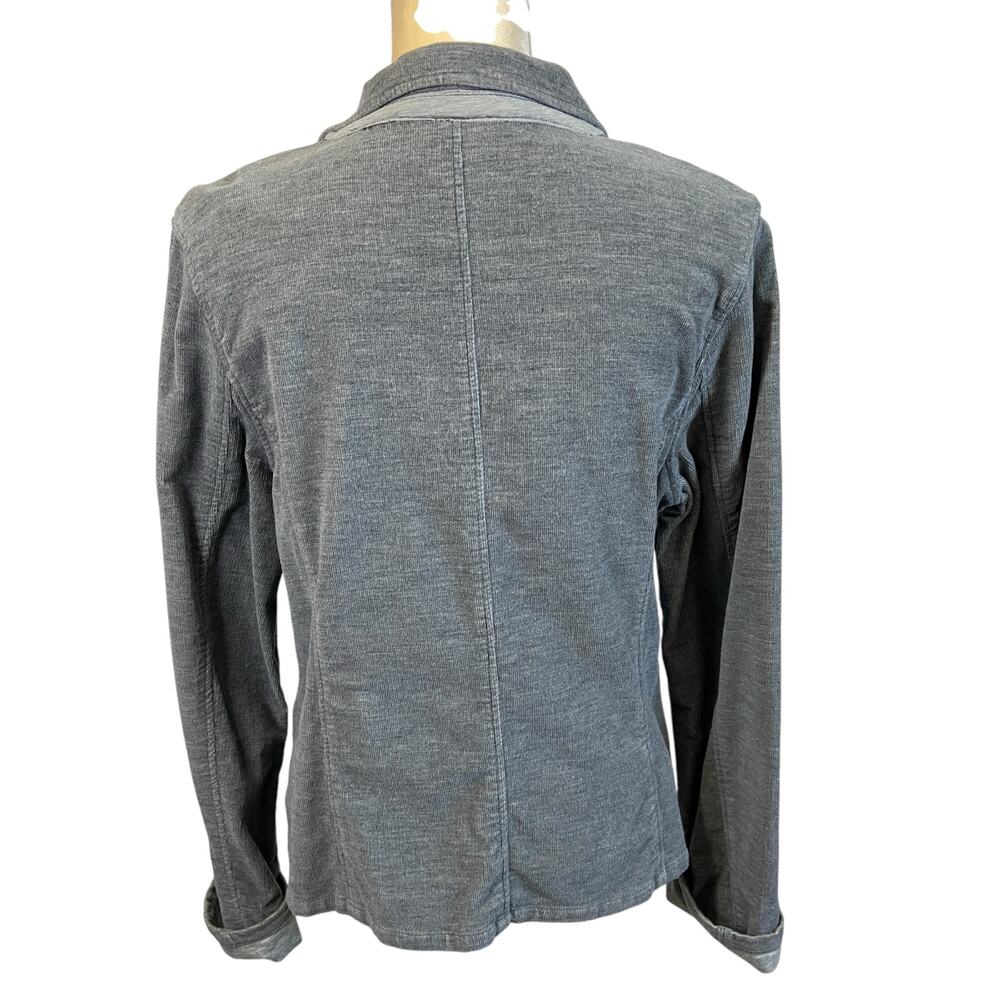 Sundance Gray Long Sleeves Jacket Corduroy Button Closure Size 12 Petite - Picture 3 of 5